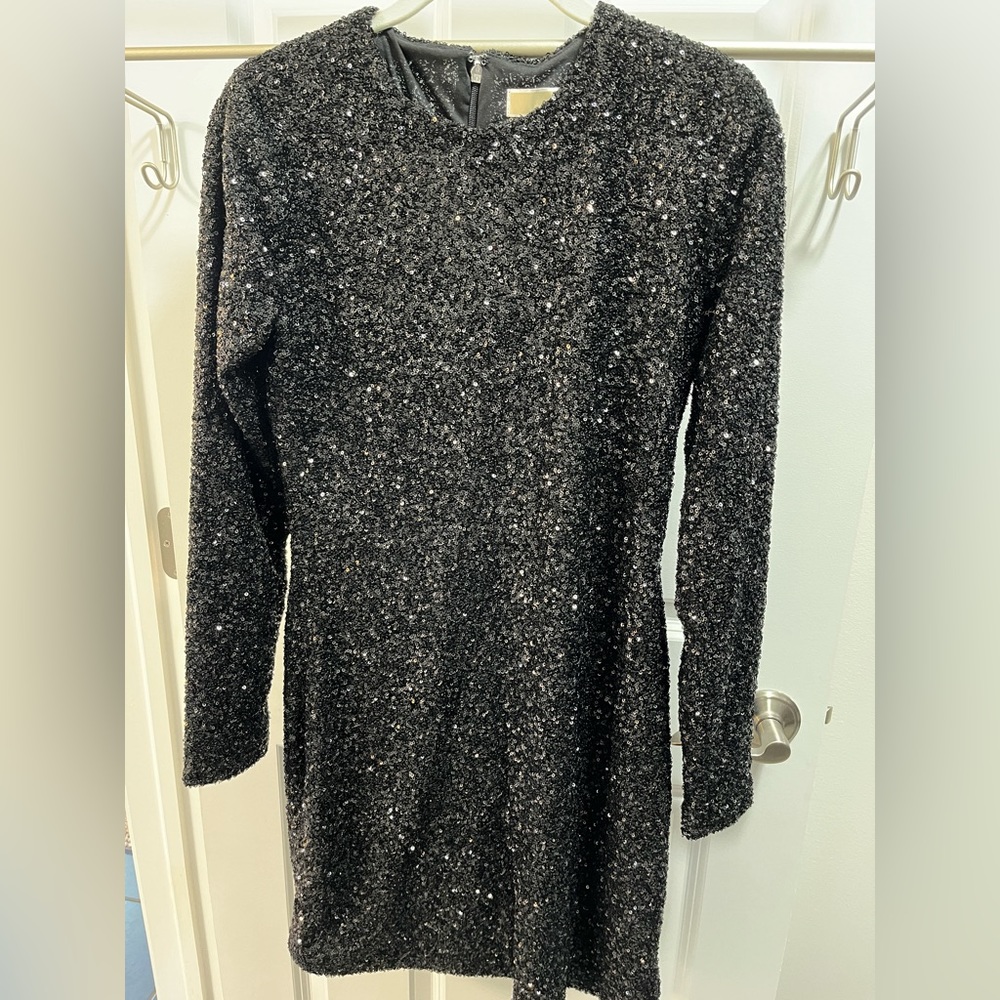 Michael Kors Black sequin dress size small